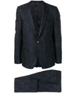 Dolce & Gabbana Baroque Two-piece Tailored Suit - Blue