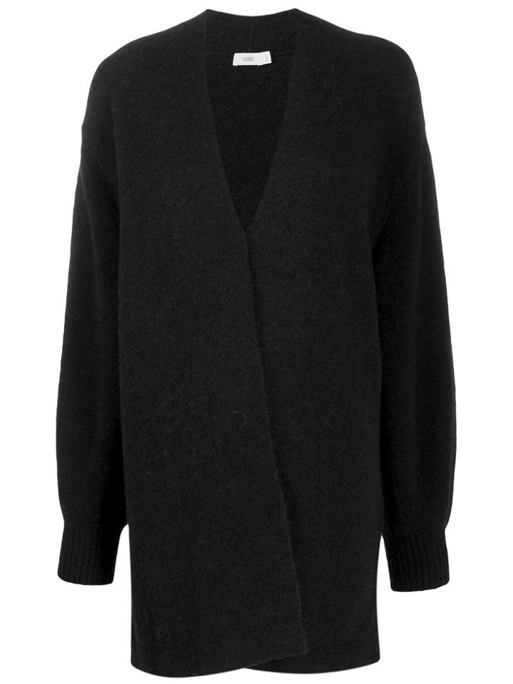 Closed Single-breasted Cardigan - Black