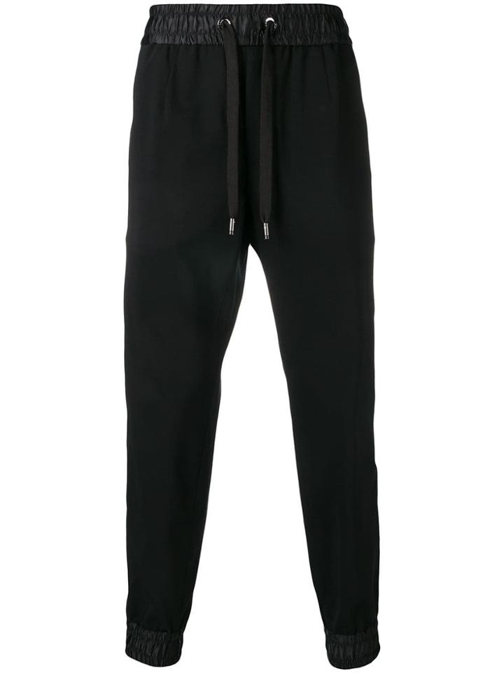 Dolce & Gabbana Elasticated Waist Track Pants - Black