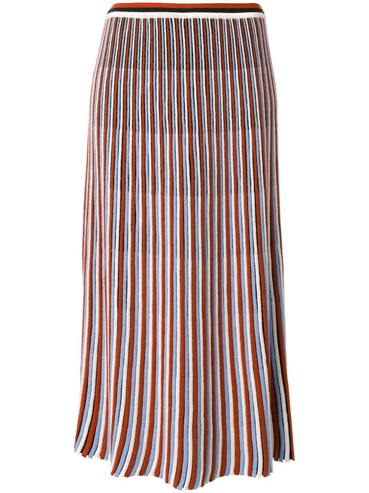 Christian Wijnants Striped Midi Skirt - Multicolour