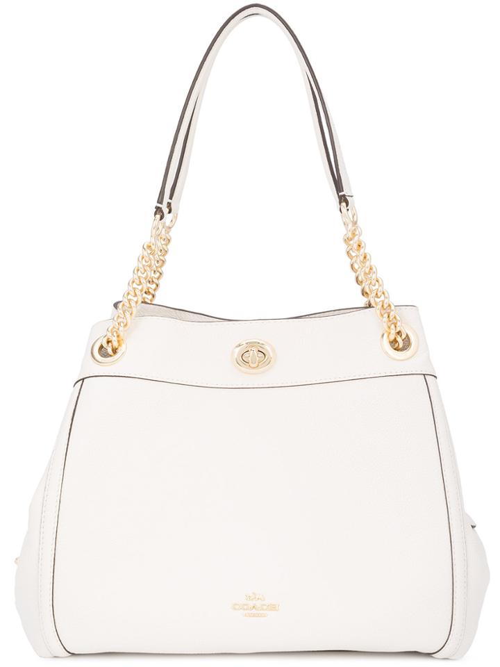 Coach Turnlock Edie Shoulder Bag - Nude & Neutrals