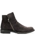 Officine Creative Ikon Zipped Ankle Boots - Grey