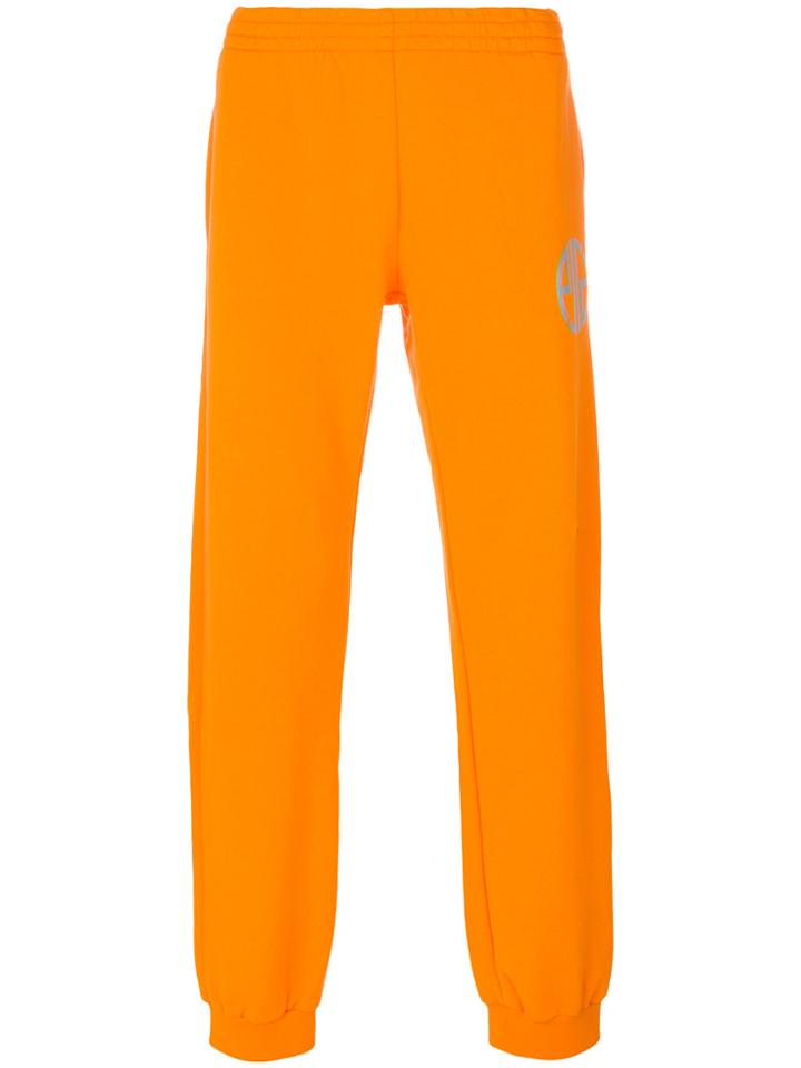 Gosha Rubchinskiy Logo Print Track Pants - Yellow & Orange