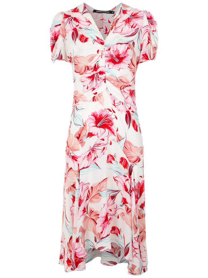 Reinaldo Lourenço Silk Midi Dress - White