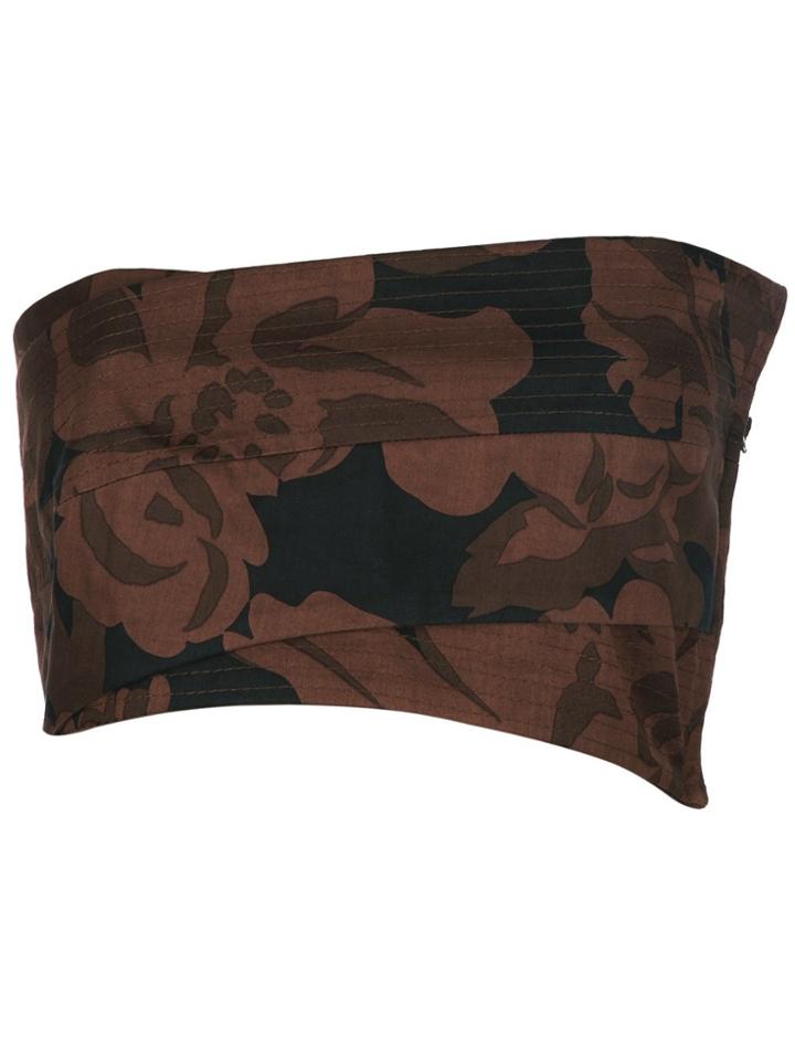 Gianfranco Ferre Vintage Floral Suit - Brown