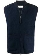 Universal Works Zipped Waistcoat - Blue