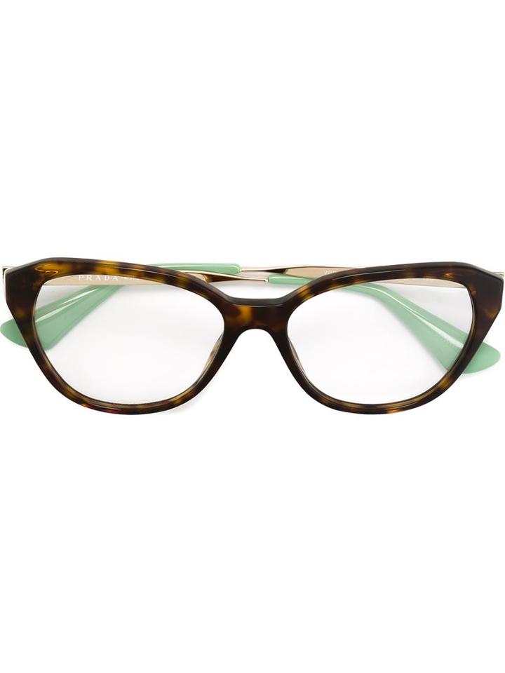 Prada Eyewear Cat Eye Glasses