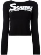 Ssheena - Printed Top - Women - Polyester/viscose - M, Black, Polyester/viscose