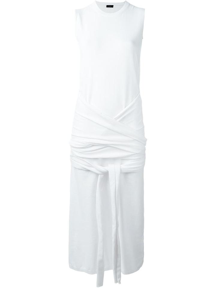 Joseph Wrap Around Dress, Women's, Size: S, White, Cotton