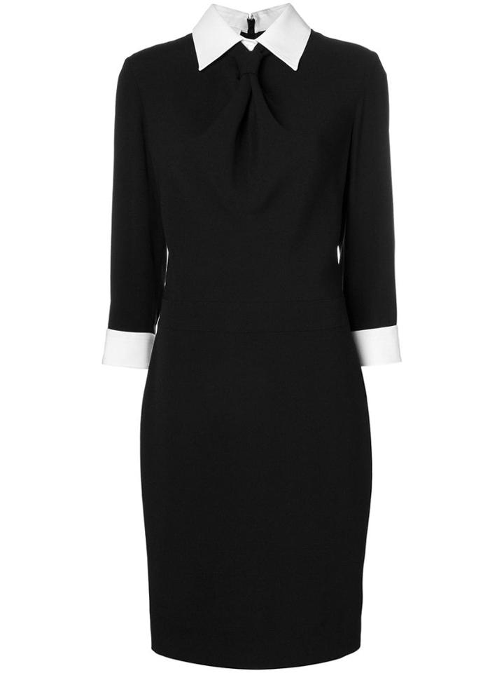 Moschino Classic Collar Shift Dress - Black
