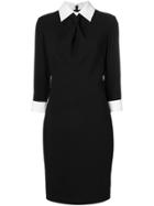 Moschino Classic Collar Shift Dress - Black