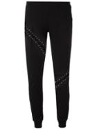 Philipp Plein 'luthrie' Track Pants, Women's, Size: Small, Black, Cotton/spandex/elastane/silk
