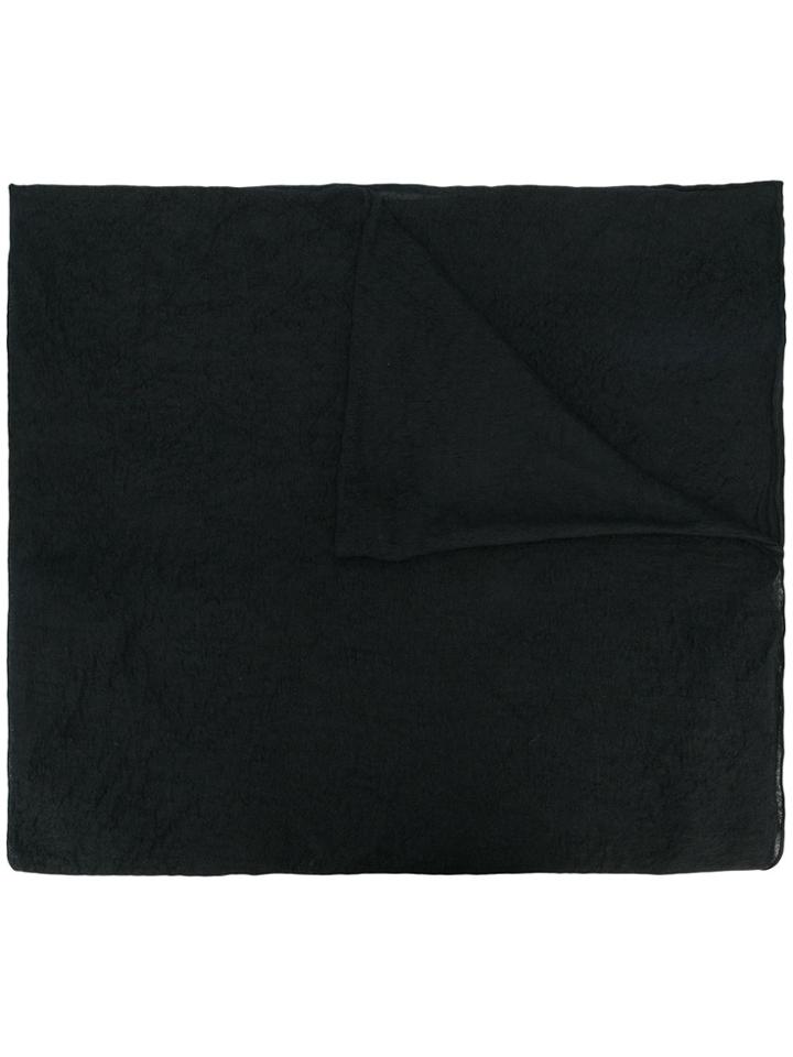 Faliero Sarti Woven Scarf - Black