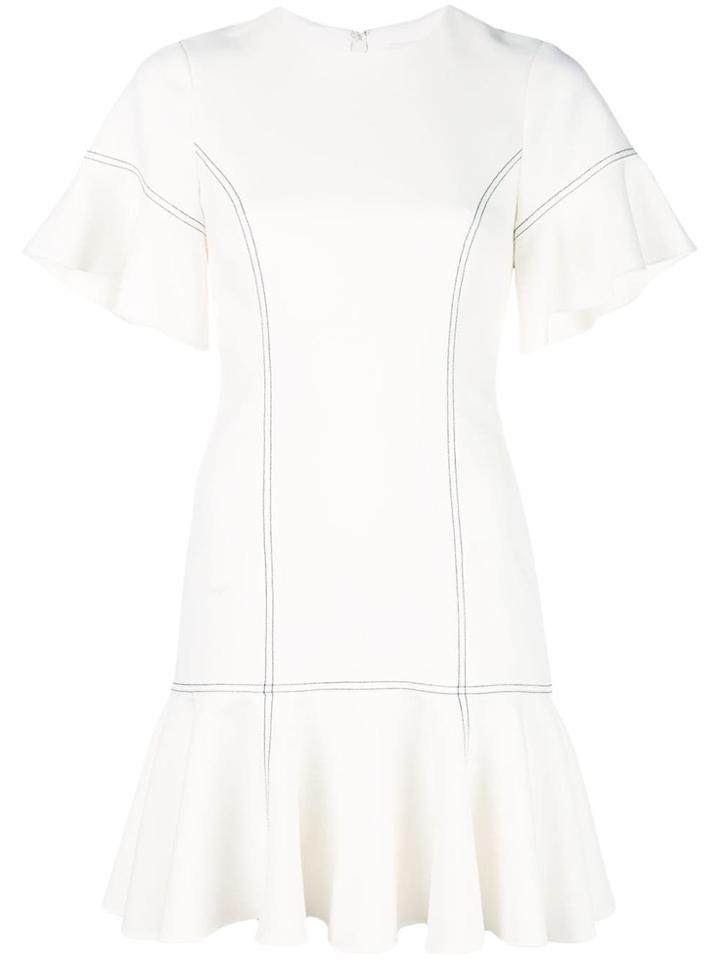 Cinq A Sept Stripe Detail Short Dress - White