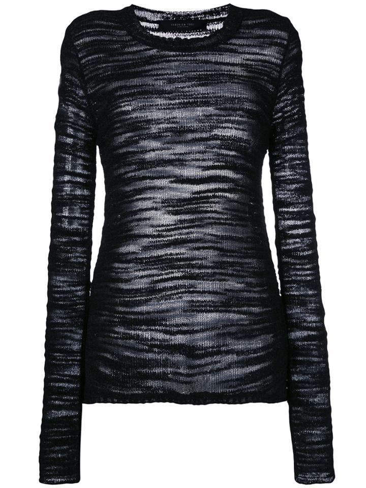 Federica Tosi Round Neck Jumper - Black