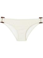 Heidi Klein 'tahiti' Rectangle Bikini Bottoms, Women's, Size: Medium, Nude/neutrals, Polyamide/polyester/spandex/elastane