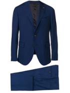 Gabriele Pasini Slim Single Breasted Suit - Blue