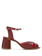 Sarah Chofakian Nanda Leather Pumps - Red