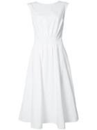 Protagonist - Shift Midi Dress - Women - Cotton - 8, White, Cotton