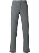 Incotex Classic Chinos, Size: 52, Grey, Cotton/spandex/elastane