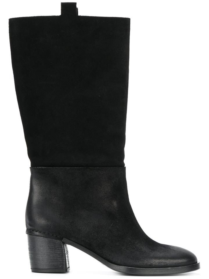 Del Carlo Pull-on Boots - Black