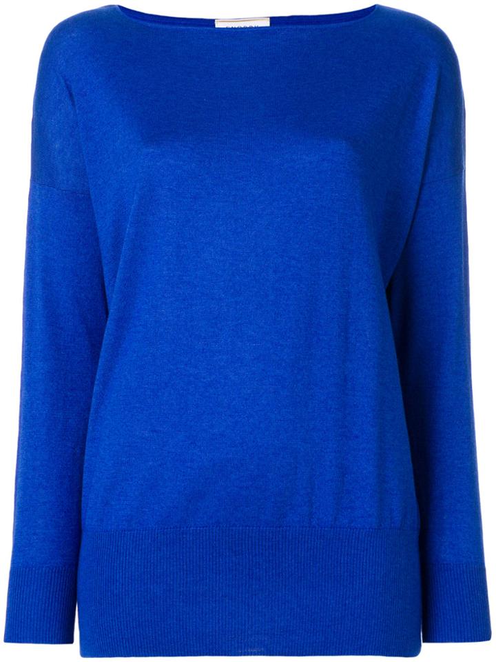 Snobby Sheep Round Neck Sweater - Blue