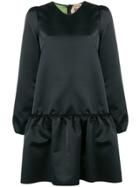 No21 Dropped Hem Dress - Black