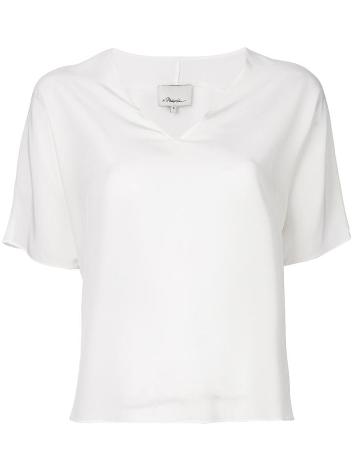 3.1 Phillip Lim V-neck Top - White