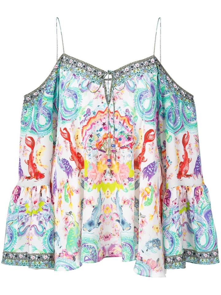 Camilla Camilla Cold Shoulder Top - Multicolour