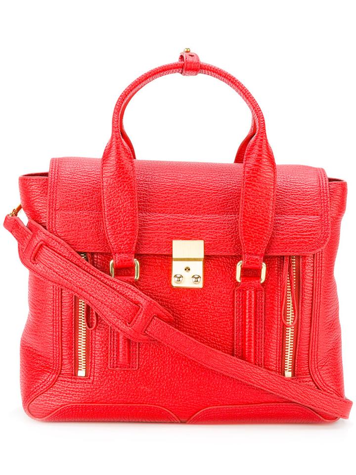 3.1 Phillip Lim Pashli Satchel, Women's, Red, Leather