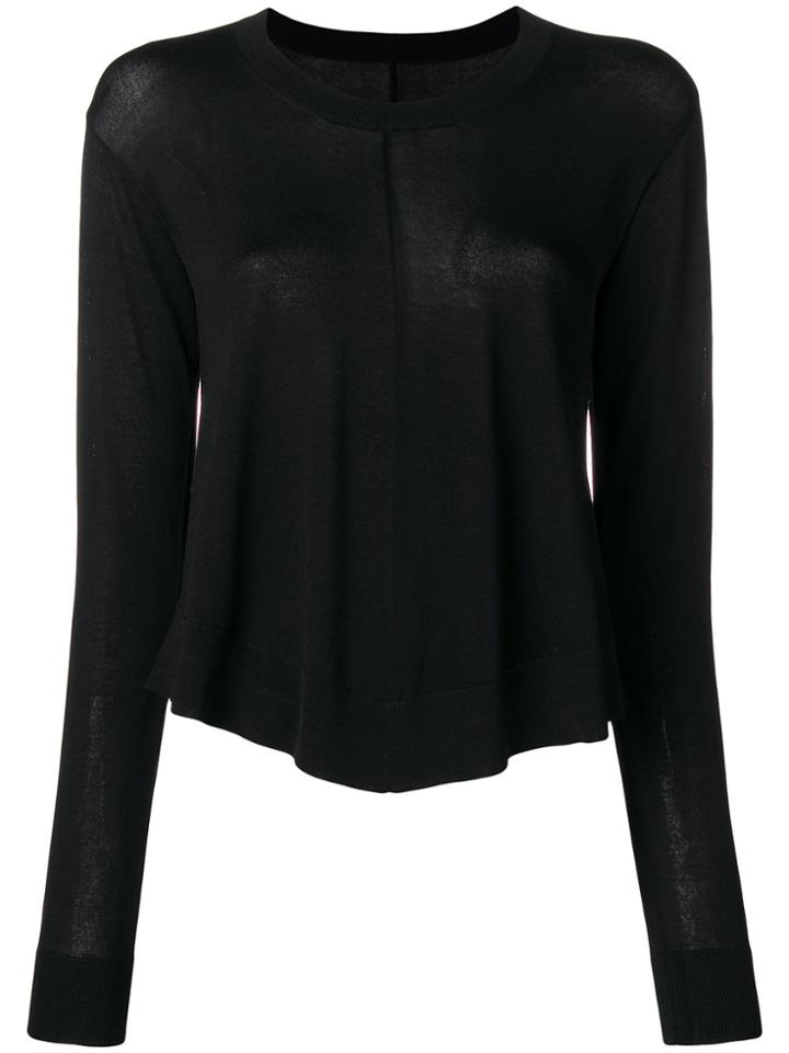 Mm6 Maison Margiela Swing Style Jumper - Black