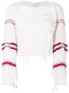 3.1 Phillip Lim Ruched Front Blouse - White