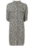 Liu Jo Leopard Print Shirt Dress - Neutrals