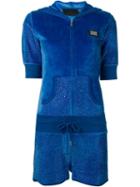 Philipp Plein Velvet Playsuit