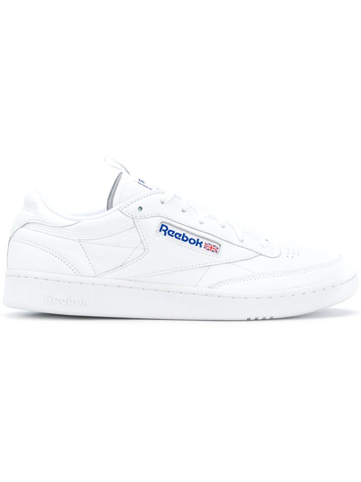 Reebok Paneled Lace-up Sneakers - White