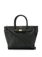Mulberry Mini Zipped Bayswater Tote - Black