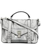 Proenza Schouler Embossed Python Ps1+ Medium - Metallic