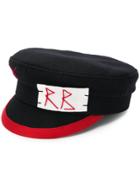 Ruslan Baginskiy Logo Embroidered Captain Hat - Black