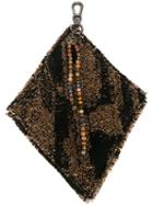 Damir Doma 'alisei' Chain Pouch, Women's, Nude/neutrals, Linen/flax/leather/wool/virgin Wool