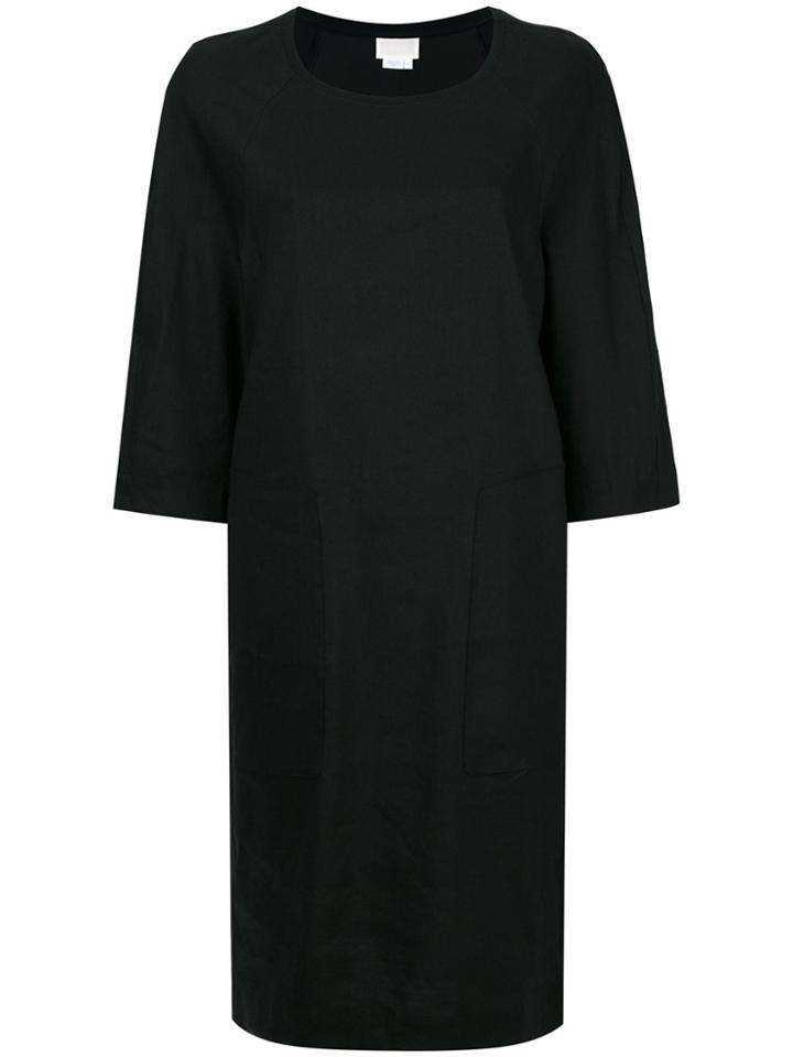 Dkny Slouched Shift Dress - Black