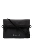 Snow Peak Logo-print Nylon Shoulder Bag - Black
