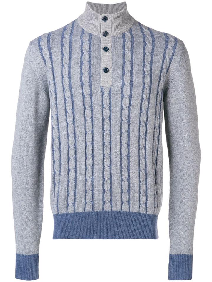 Doriani Cashmere Cashmere Cable-knit Jumper - Blue