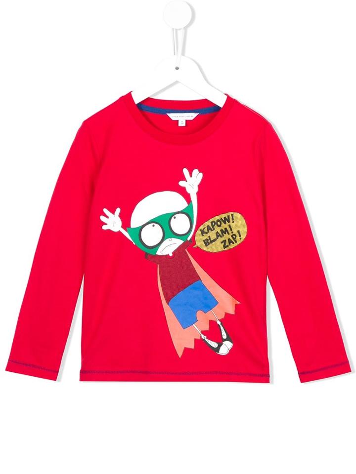 Little Marc Jacobs Mr Marc Print T-shirt, Boy's, Size: 10 Yrs, Red