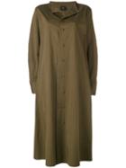 Y's - Loose-fit Coat - Women - Cotton - 2, Green, Cotton