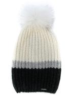 Woolrich Ribbed Knit Cashmere Hat - White