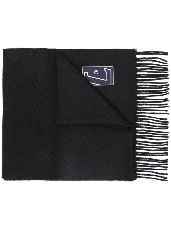 Lanvin Classic Fringed Scarf - Black