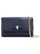 Salvatore Ferragamo - Vara Cross-body Bag - Women - Calf Leather - One Size, Blue, Calf Leather