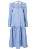 Vivetta Striped Midi Dress - Blue