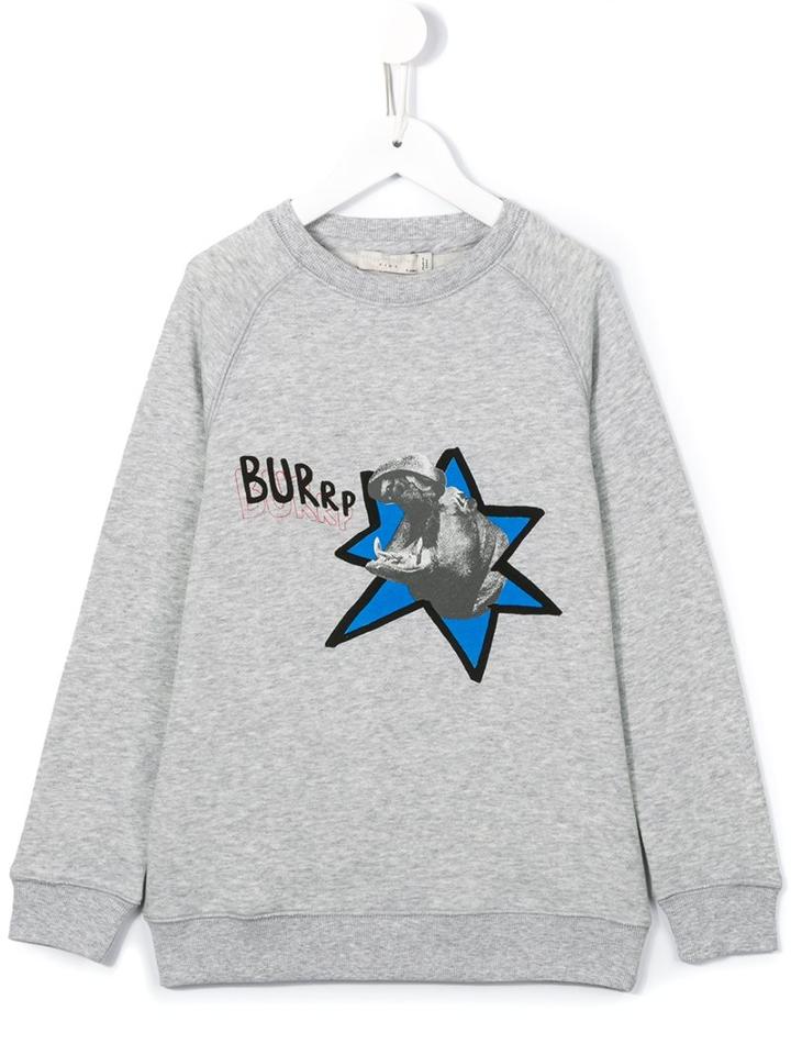 Stella Mccartney Kids Hippo Print Sweatshirt, Boy's, Size: 12 Yrs