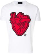 Dsquared2 Heart Print T-shirt - White